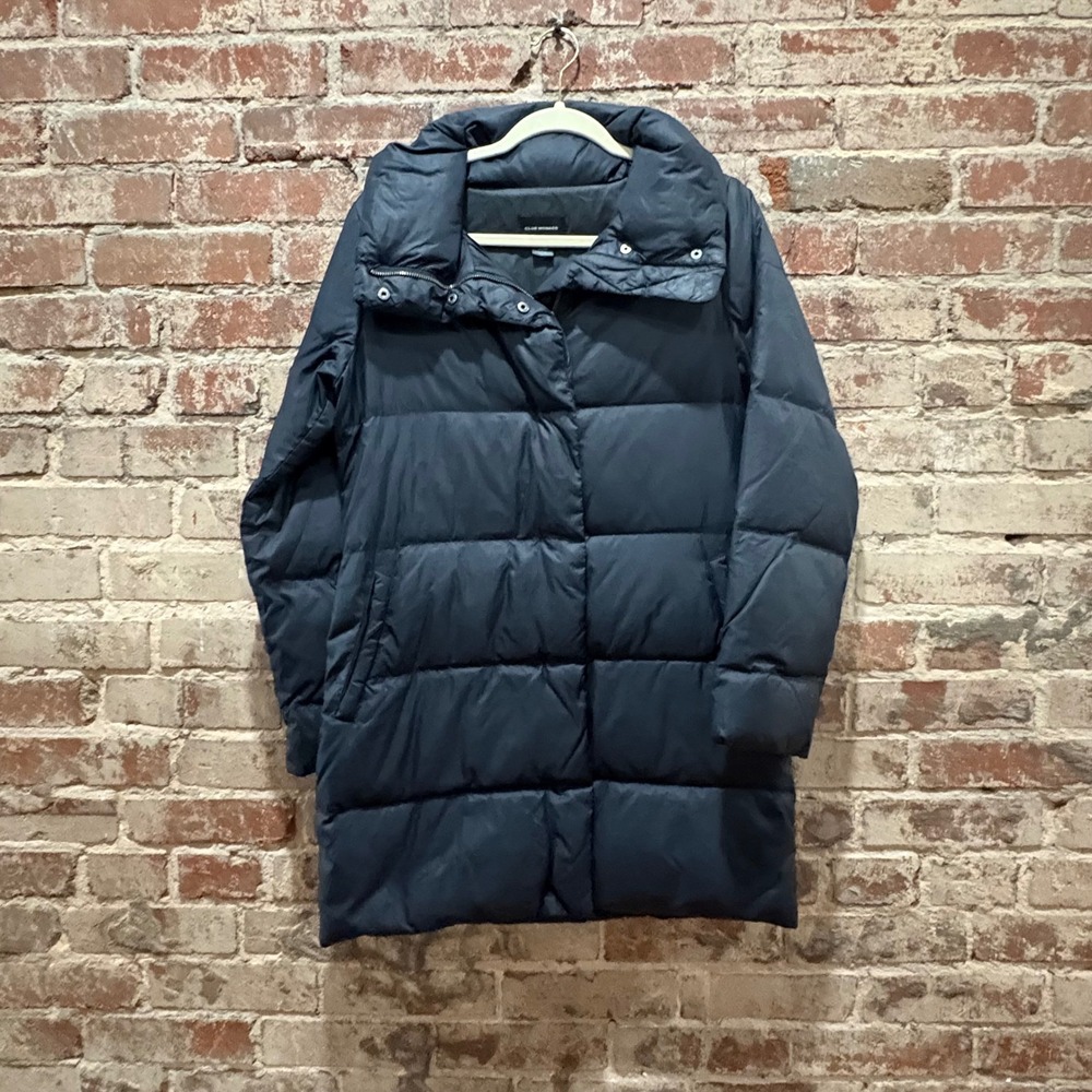 Club Monaco Navy Blue Down‎ Puffer Coat XS